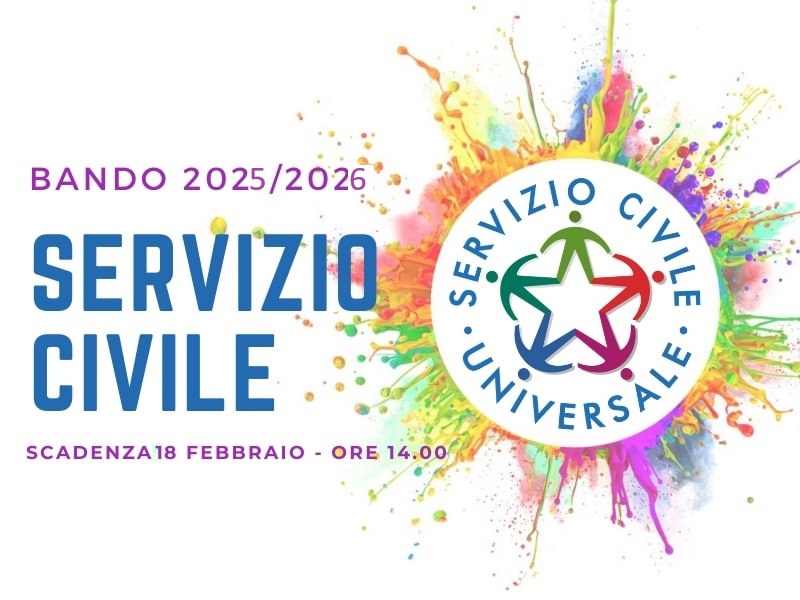 Bando volontari Servizio Civile Universale